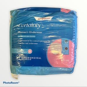 NEW Certainty womens underwear XL 16ct